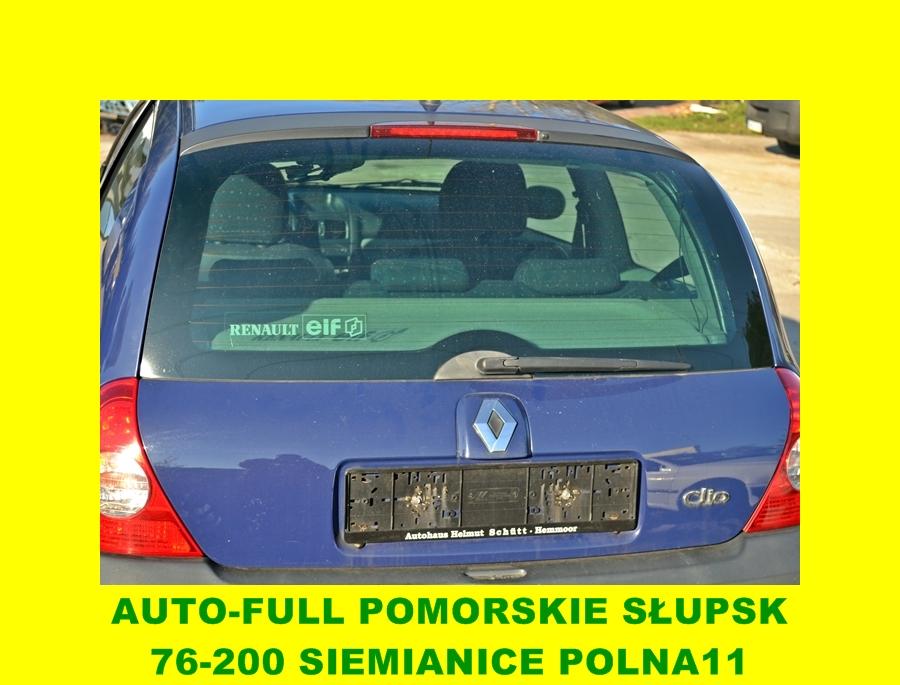 фото №1, Clio ii lift fl кришка багажника задня задня з скло kolr 0v460