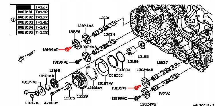 фото №8, Болт колеса распределительного вала subaru impreza forester дизель