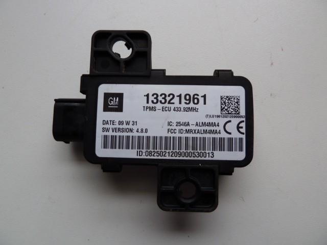 фото №1, Модуль давления шин opel insignia 13321961