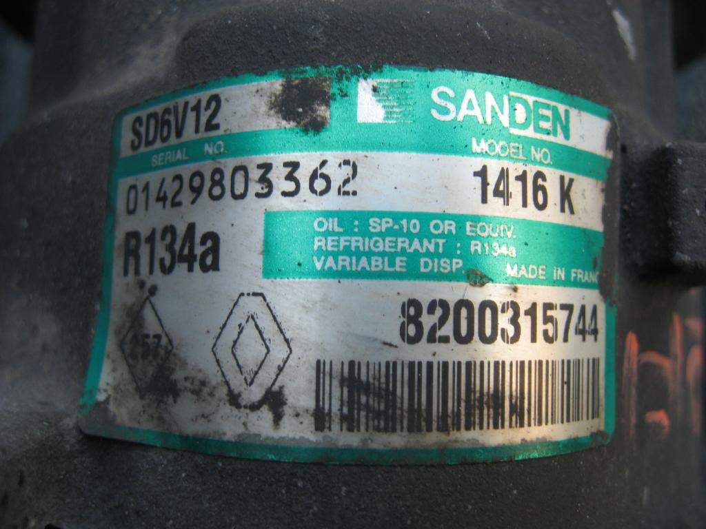 фото №3, Clio ii thalia компрессор кондиционера