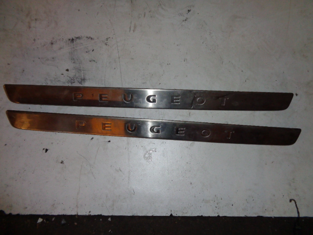 фото №1, ! peugeot 407 coupe хром молдинг порог правая !