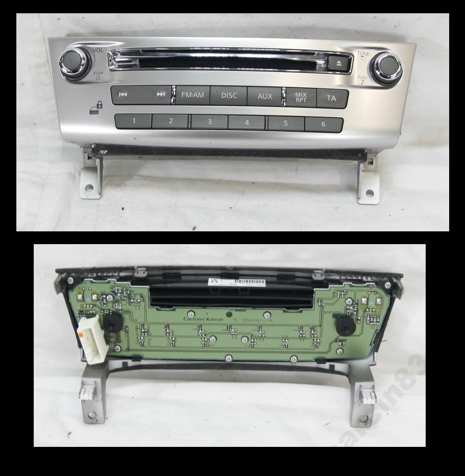 фото №1, Панель радио проигрыватель infiniti m35 m37 m30d q70