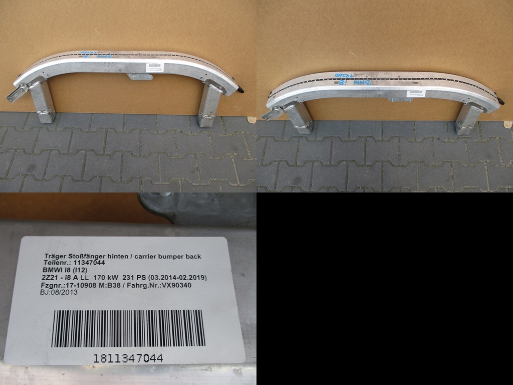 фото №1, Балка бампера bmw i8 задня