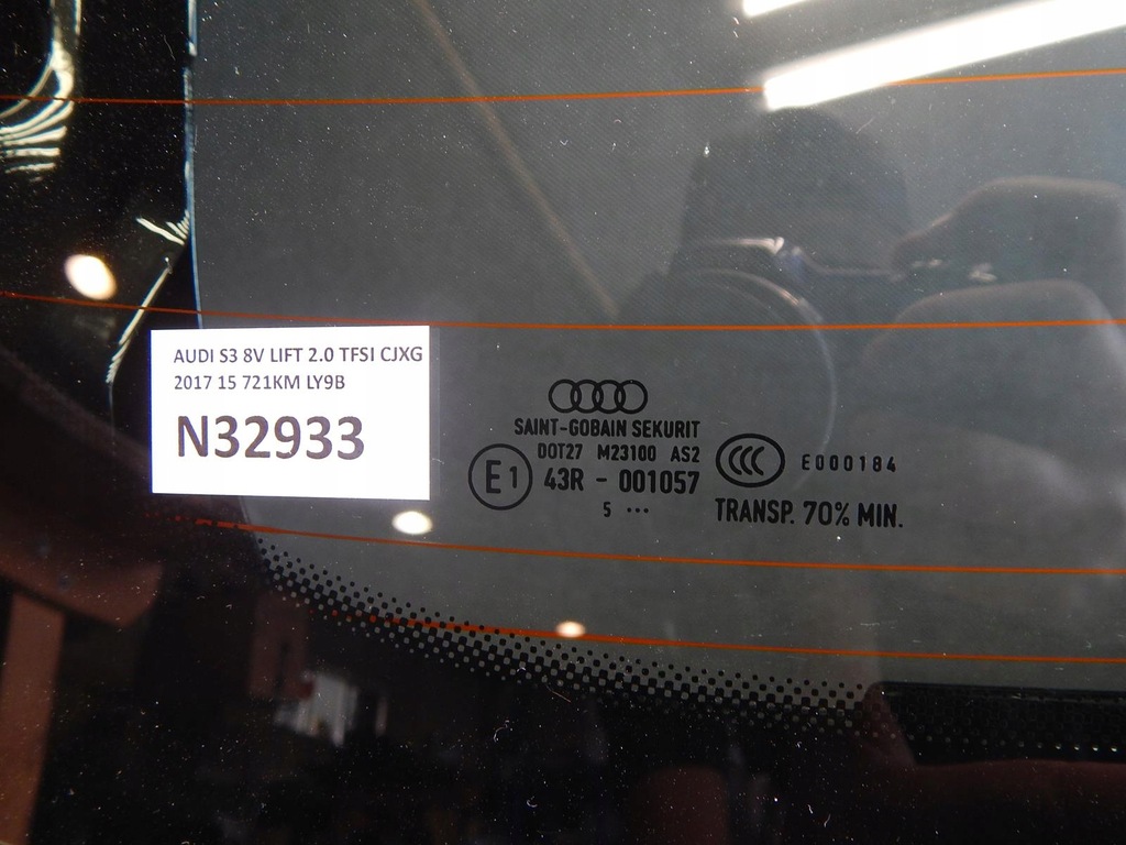 фото №5, Audi s3 8v кришка багажника задня ly9b скло
