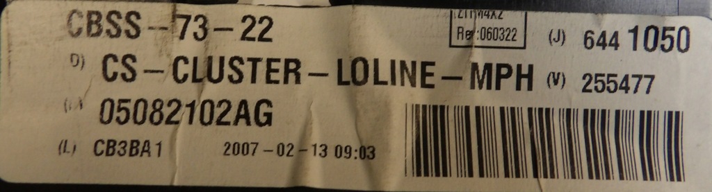 фото №5, Chrysler pacifica лічильник прилади tn257420