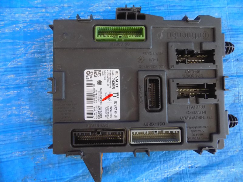 фото №1, Модуль bcm renault megane iv 1,2 tce 284b17439r