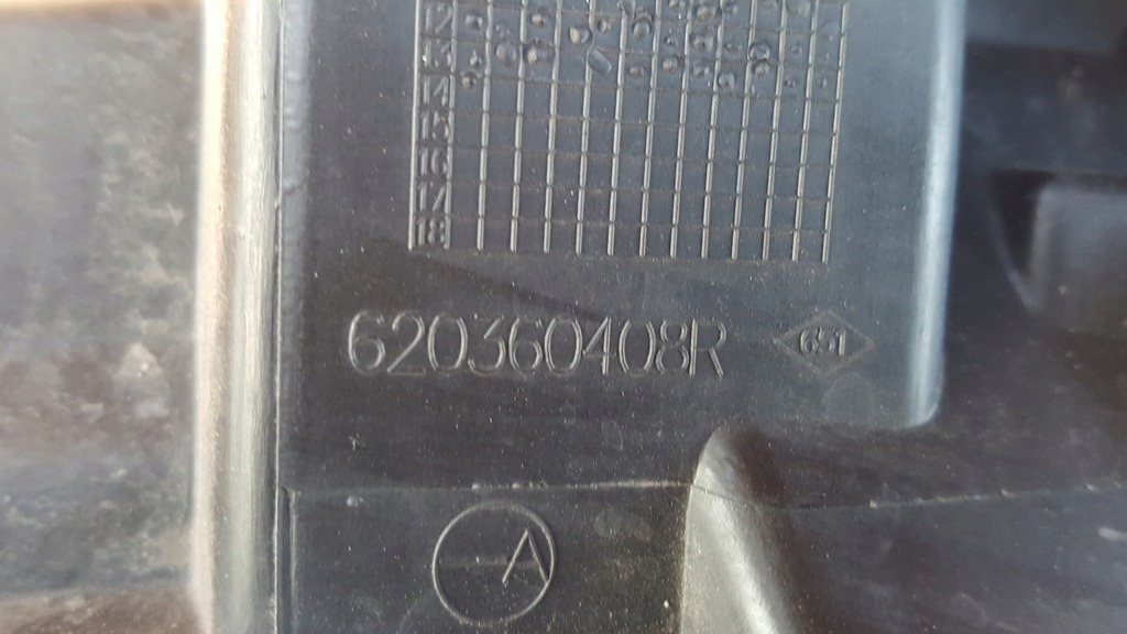 фото №13, Renault twingo ii решётка радиатора решётка радиатора решётка бампера перед 620360408r 620360408