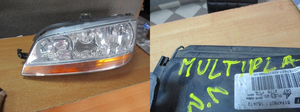 фото №1, Лампа ліва fiat multipla