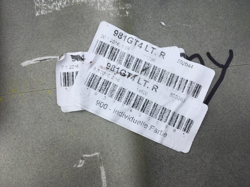 фото №8, Молдинг порог правая porsche boxster 981 cayman gt4