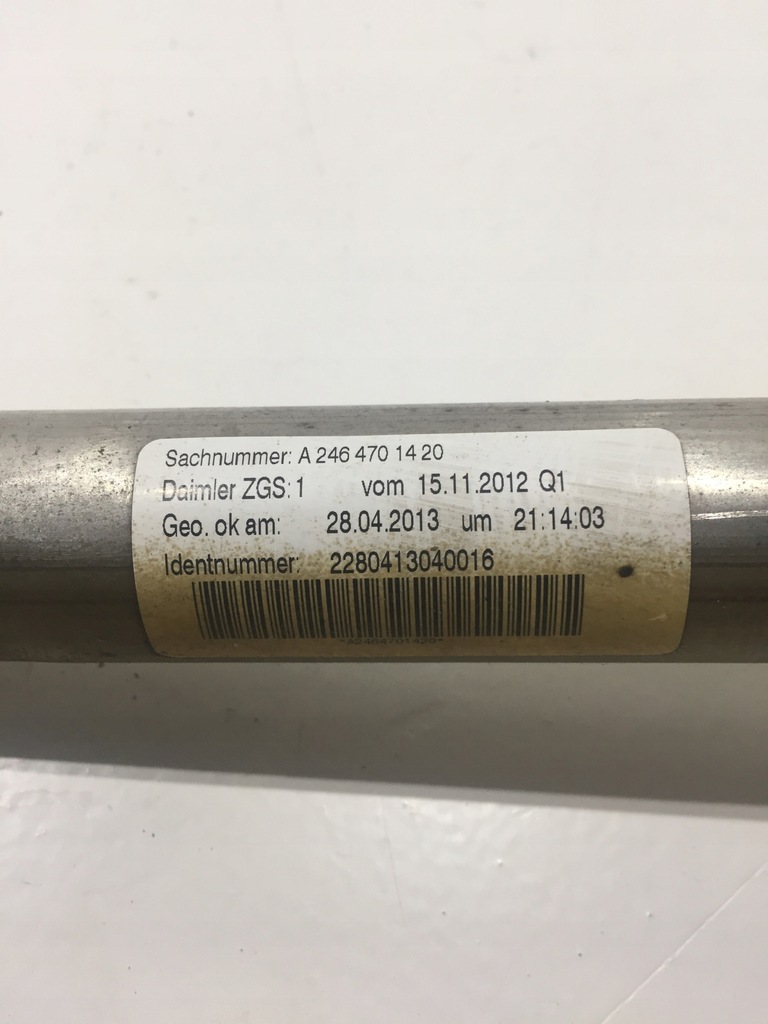 фото №2, Mercedes w176 труба заливной топлива a2464701420