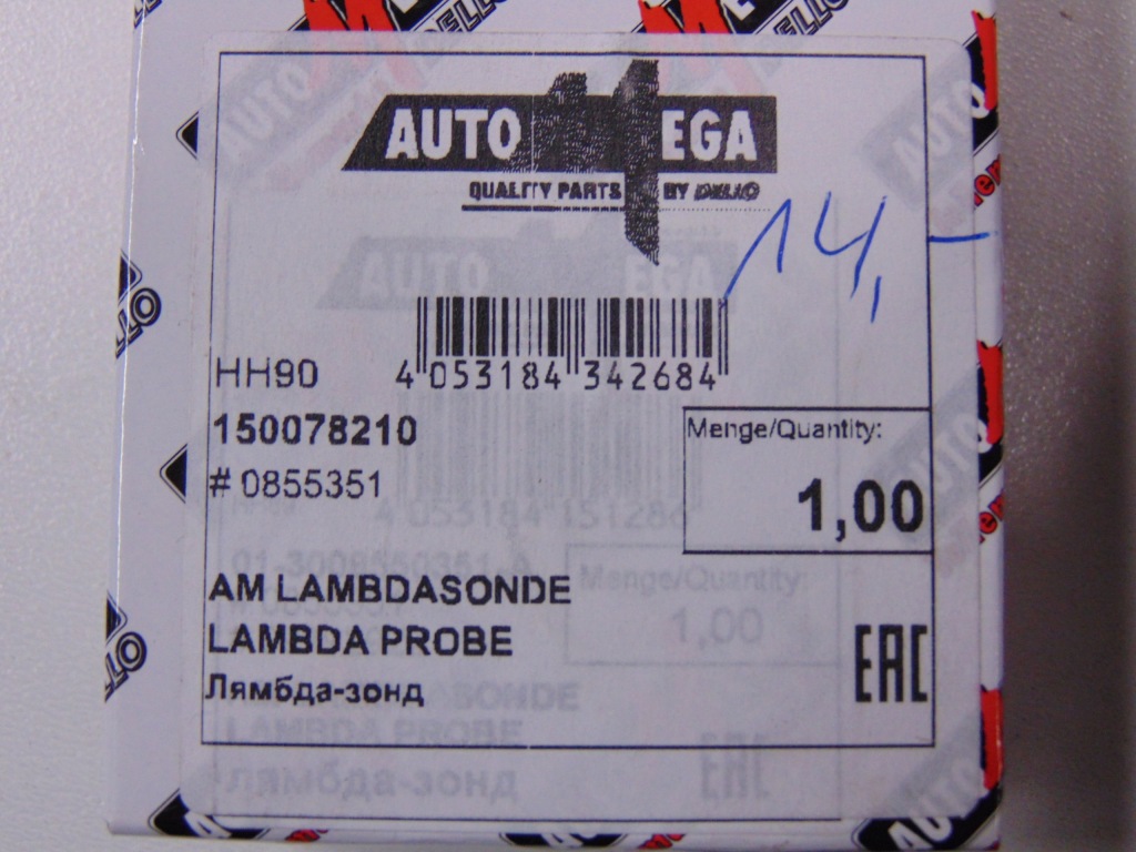 Датчик лямбда-зонд opel agila astra corsa 150078210 Зі Шроту