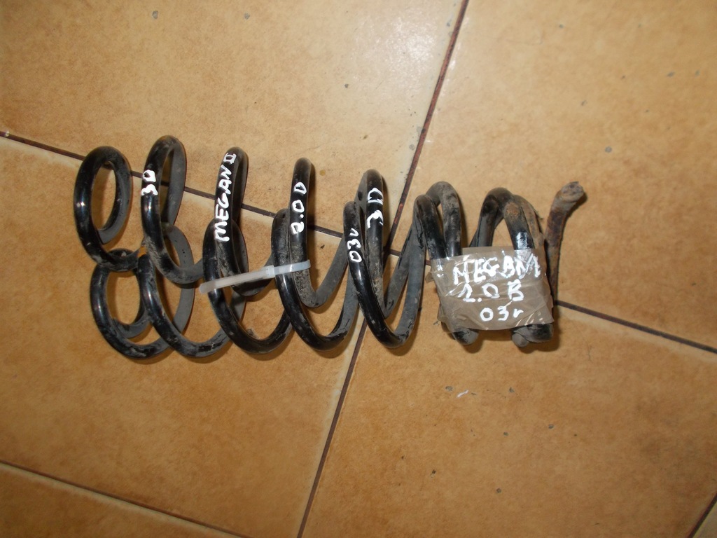 фото №1, Пружина пружини задня megane ii 3d hb 2003r 2.0b