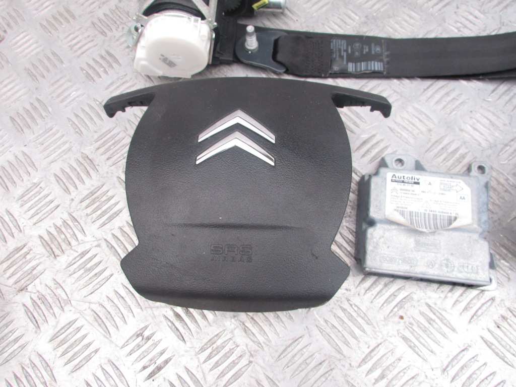 фото №2, Kpl подушек подушка безопасности ремни citroen c5 iii 09r