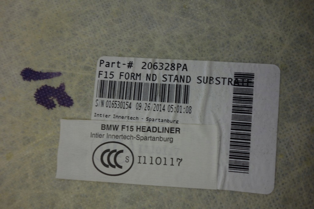 фото №9, Стеля стеля bmw x5 f15 alcantara