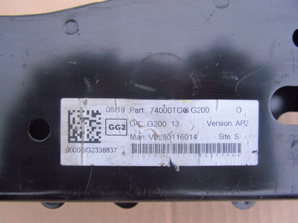 фото №5, Honda civic x 2017- верхний усилитель балка pas