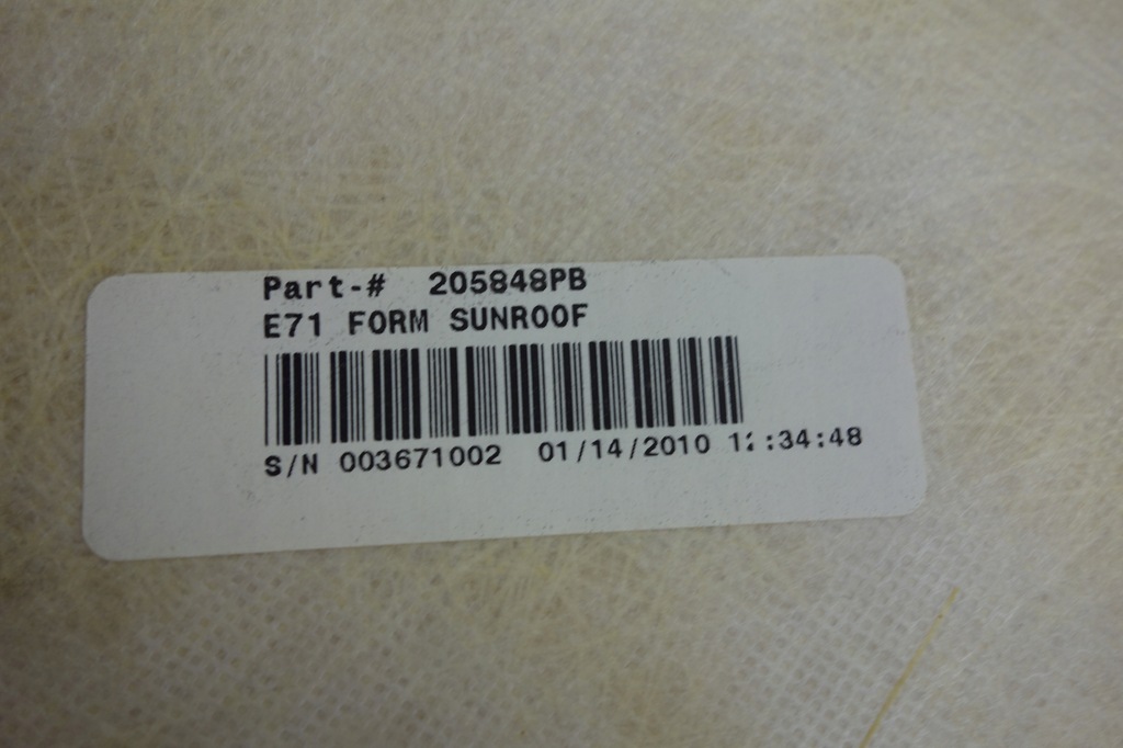 фото №8, Потолок потолок bmw x6 e72 люк