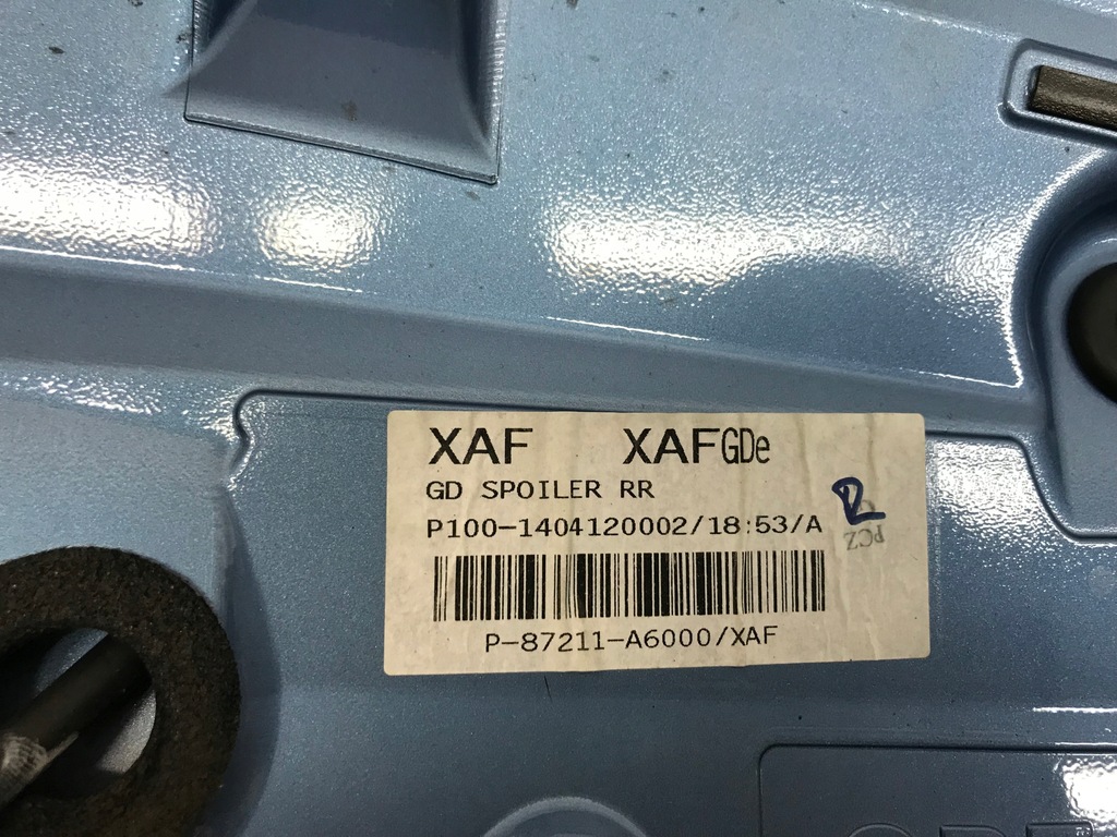 фото №6, Hyundai i30 ii hb спойлер спойлер кришки світло стоп