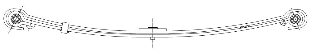 фото №1, Рессора mercedes 1422 1424 1717 рессора направляющая