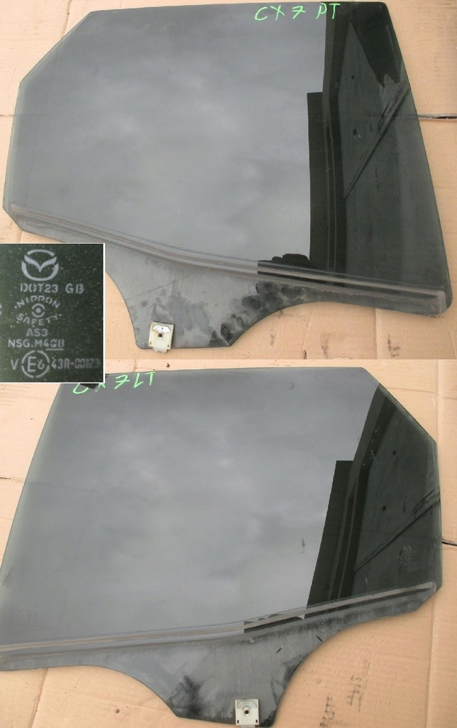 фото №1, Mazda cx7 стекло w дверь задняя левая правая задняя