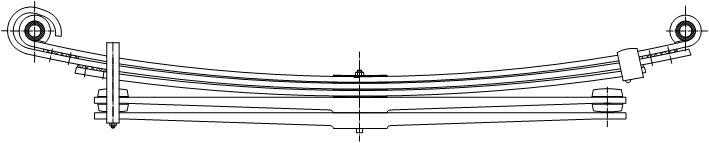 фото №1, Ресора ресори mercedes 809 811 814 задня 5p
