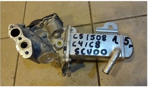 фото №1, Радіатор вихлопних газів citroen c5 c4 c8 508 scudo