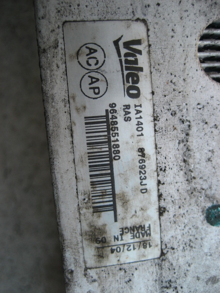 фото №3, Интеркулер peugeot 307 1.6 hdi