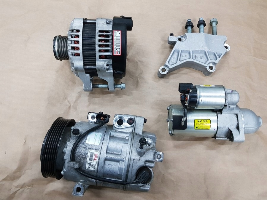 фото №1, Grand santa fe iii 2017r компресор кондиціонера