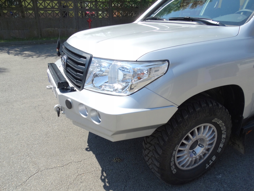 фото №11, Toyota land cruiser 200 бампер перед сталевий 4x4