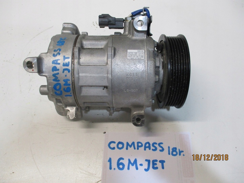 фото №5, Компрессор jeep compass 1,6m-jet 6sbu14c