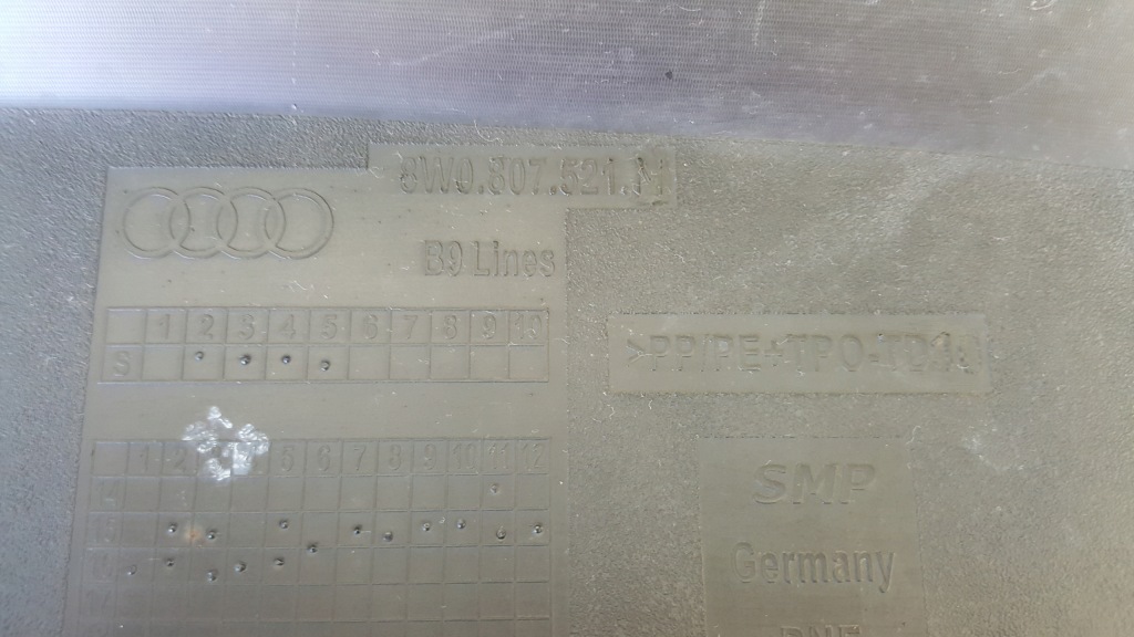 Audi a4 b9 8w0 спойлер бампера задний  задний 15-18r Киев