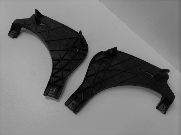 фото №1, Audi a4 b6 00+ кронштейн направляющая лампы фара левая