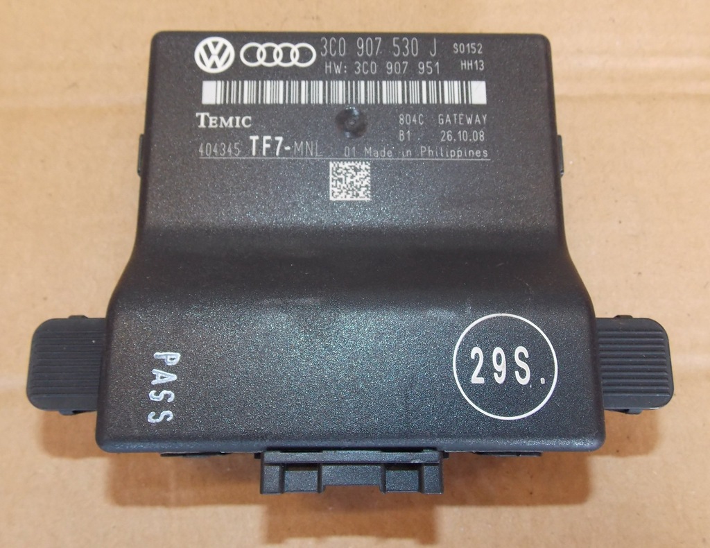 фото №1, Passat cc 2009r 2.0tdi модуль шлюз 3c0907530j