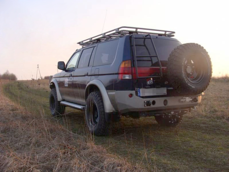 фото №10, Бампер задняя задний mitsubishi pajero sport стальной