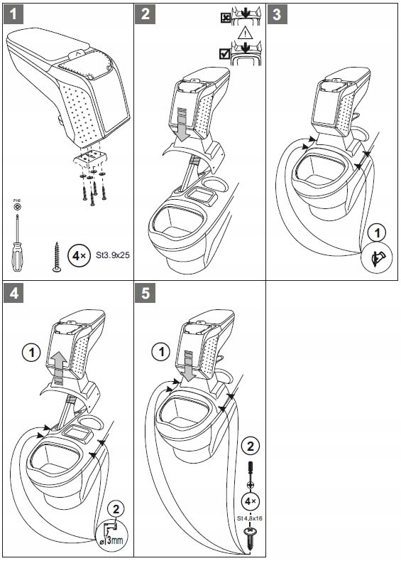 фото №10, Подлокотник armster ii nissan juke szary