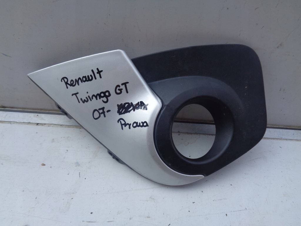 фото №1, Решітка бампера права renault twingo gt 07-