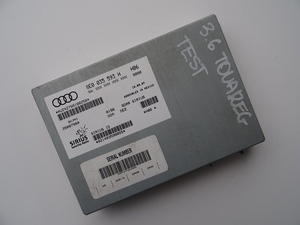 фото №1, Модуль цифрового радио 3.6 vw touareg