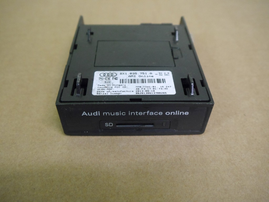 фото №1, Audi q3 a1 music інтерфейс online sd 8x1035751a