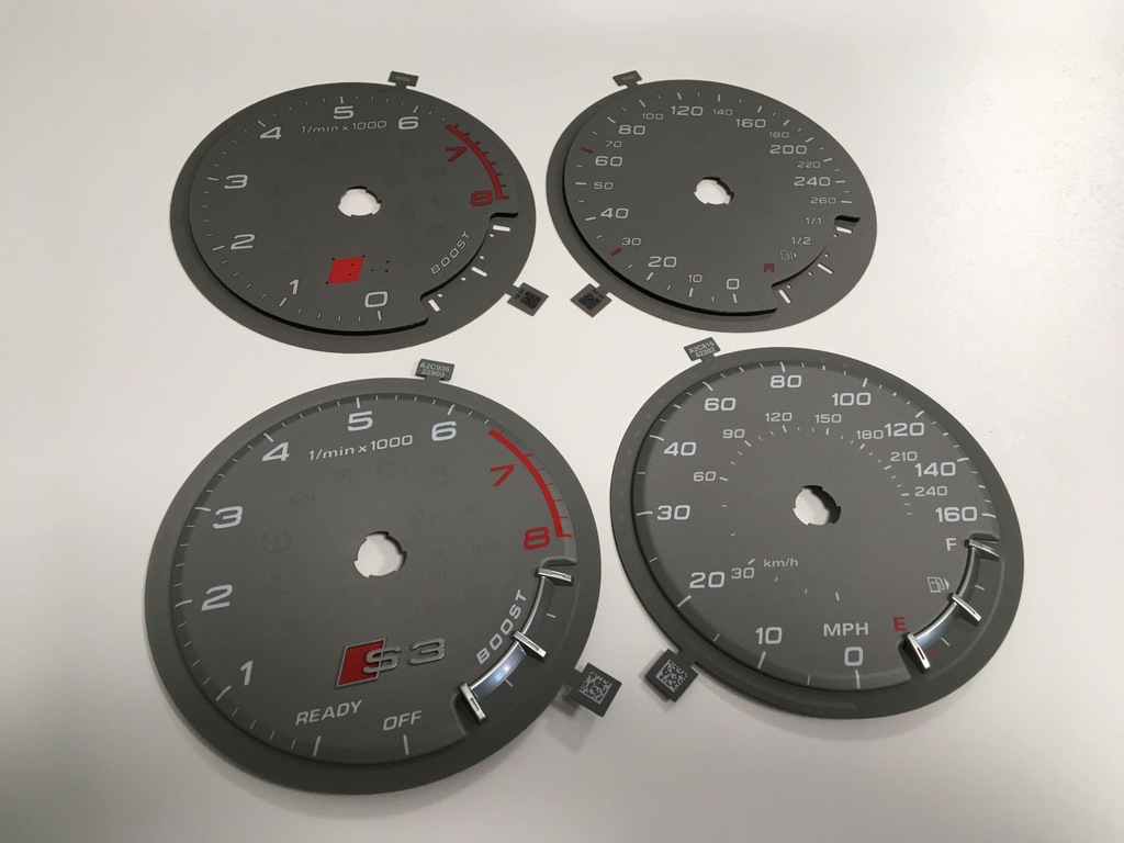 фото №6, Audi s3 8v - тормозные диски do спидометра с mph na км/ч