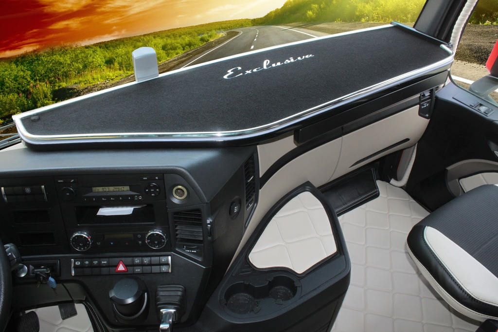 фото №4, Полка rtv tir mercedes actros mp4 большая с ящик