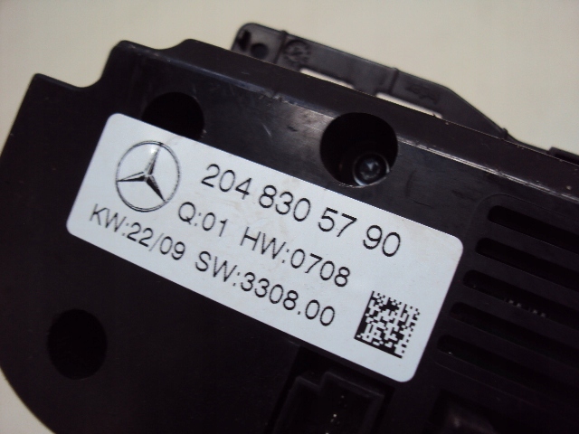 фото №6, Панель кондиционера mercedes c-klasa w204
