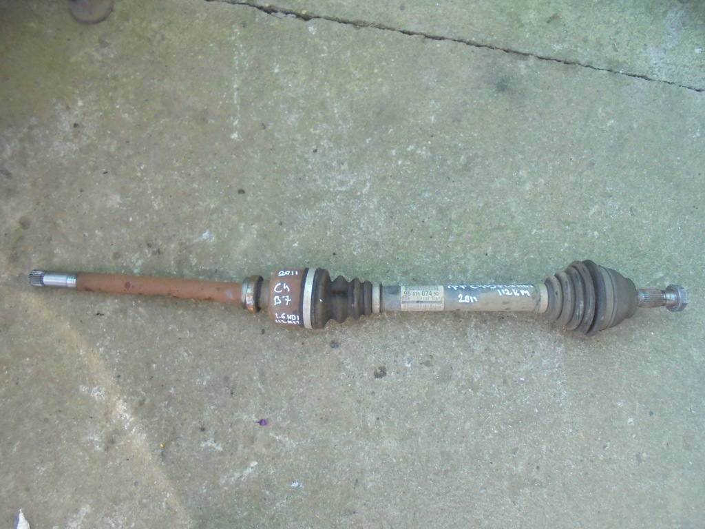 фото №1, Привідний вал citroen c4 b7 ds4 308 1.6 hdi 9661107480