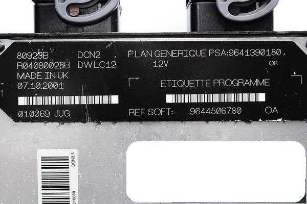 фото №3, Бортовий комп'ютер partner scudo berlingo 1.9 9641390180