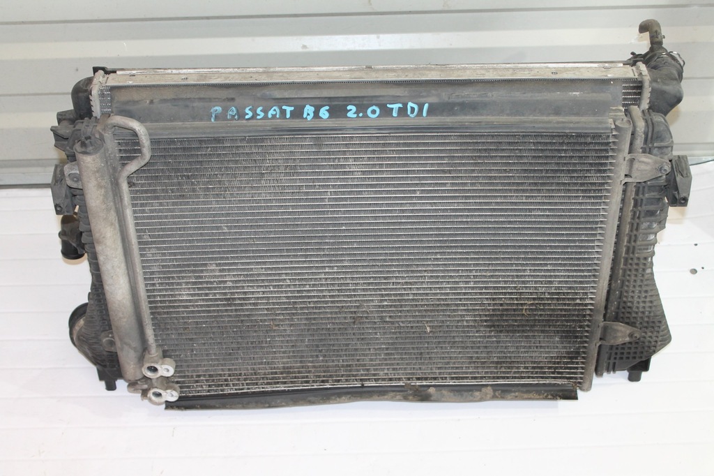фото №1, Pas радіатор комплект woda кондиціонер вентилятор 2.0 tdi