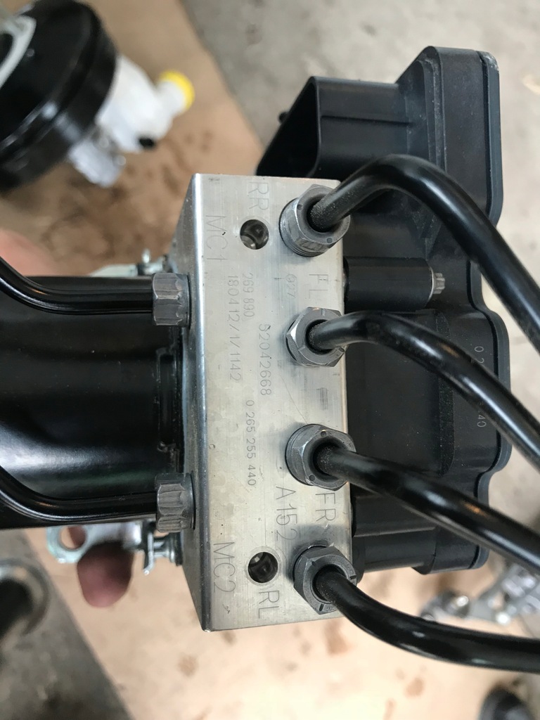 фото №5, Fiat 500 блок керування насос abs esp демонтаж