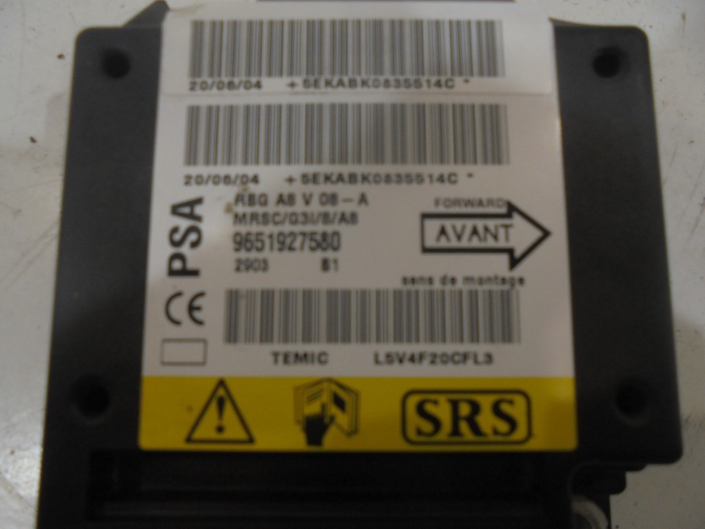 фото №1, Модуль подушок citroen c3